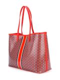 large chain print tote bag