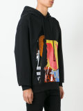multi-print hoody