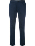'Adele' pinstriped cropped trousers