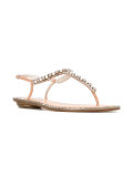 crystal strap sandals