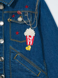 Popcorn denim jacket 