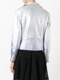 ombré biker jacket