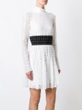 lace sheer longsleeved dress