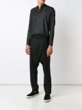 band collar shirt  