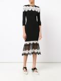 embroidered details dress