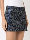 abstract print skort
