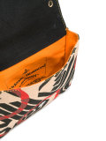 geometric print crossbody bag