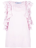 ruffled blouse