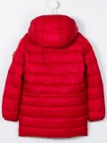 hooded padded coat
