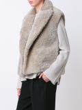 shearling vest