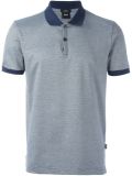 contrasting detail polo shirt