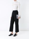 cropped knitted trousers 