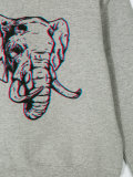 3D elephant print sweatshirt