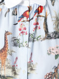 animals print blouse 
