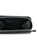 striped zip up wallet