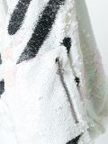 sequins spray bomber 