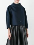 funnel neck cropped jacket