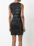 bow-detail fitted dress