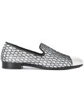 glitter embellished slippers