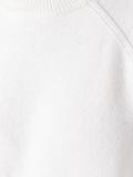 ribbed round neck jumper