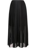 pleated maxi skirt