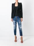 Cool Girl cropped distressed jeans 
