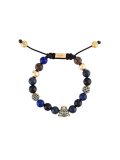 beaded panther bracelet