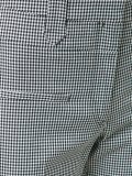checked tailored trousers