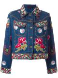 embellished denim jacket