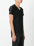 studded shoulder T-shirt 