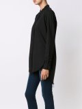 band collar shirt