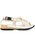buckled sandals