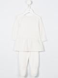 knitted dress and trouser set