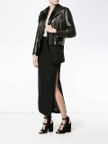 side slit midi skirt