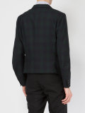 tartan cropped blazer