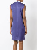 scarf neckline dress
