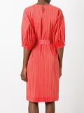 ruffled strap dress