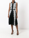 lace panel dress