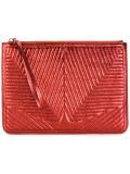quilted star clutch