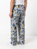 floral print trousers