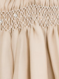 embellished crochet panel dress