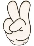 'peace and love'贴纸