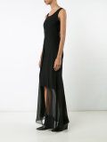 sheer maxi dress