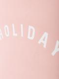 canvas 'Holiday' logo tote