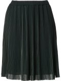 pleated mini skirt