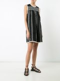 geometric pattern shift dress
