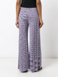 knitted palazzo trousers