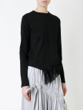 pleated detail blouse 