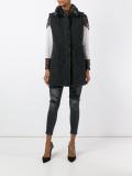 sleeveless fur coat