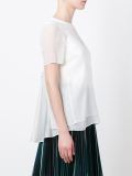 lace detail layered top
